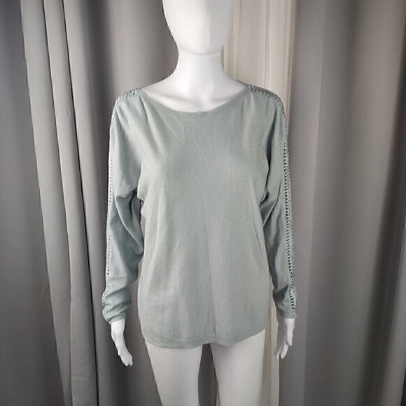 Vila Milano Sweaters - Vila Milano Teal Green Pullover Top. Size Medium